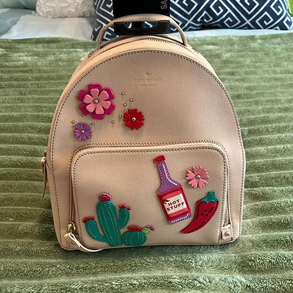 kate spade | Bags | Kate Spade New York Cactus Tommi Cashew Hot Stuff  Backpack 329 | Poshmark